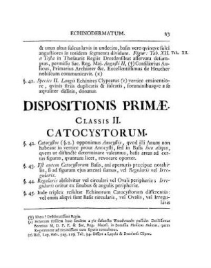 Dispositionis Primae. Classis III.