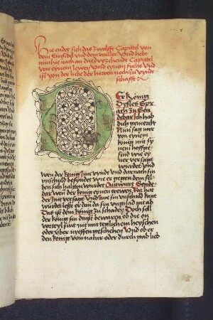 D-Initiale; (Kapitel XIII)
