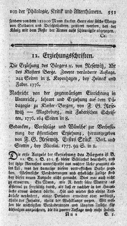 Die Erziehung des Bürgers. 2.verb.Aufl.