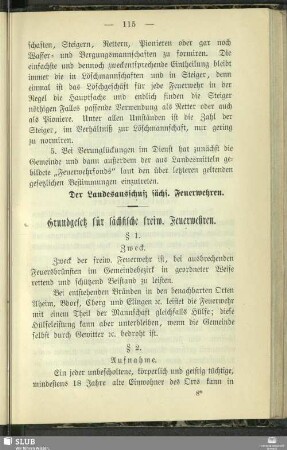 Grundgesetz für sächsische freiw. Feuerwehren