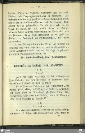 Grundgesetz für sächsische freiw. Feuerwehren