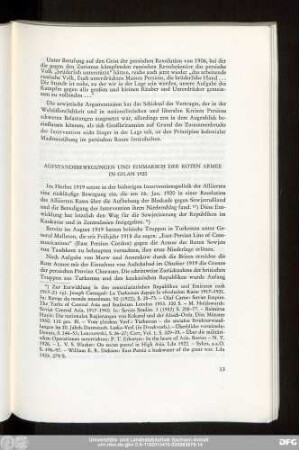 Aufstandsbewegungen Und Einmarsch Der Roten Armee In Gilan 1920