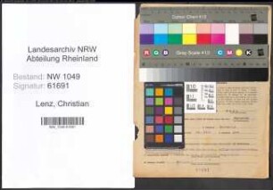 Entnazifizierung Christian Lenz , geb. 08.04.1890 (Fleischbeschauer)