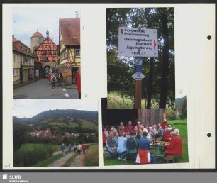 Nach der Wanderung muss eine Rast sein mit entsprechender Stärkung. Und gesungen wird dann auch