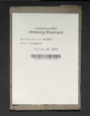 Landesvereinigung des Erzstiftes Köln, 1550; Bestätigung durch Kurfürst Johann Gebhard, 1558