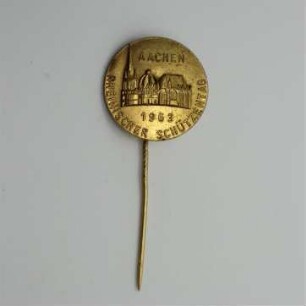 Anstecknadel Rheinischer Schützentag Aachen 1963