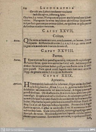 Caput XXVIII. Partus.
