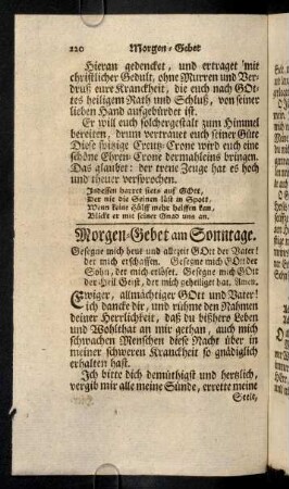 220-228, ... am Sonntage