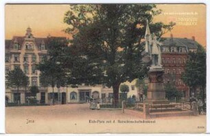 Jena - Eich-Platz mit d. Burschenschaftsdenkmal