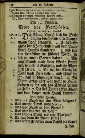 Die 32. Historie. Von der Bathseba. - Die 37. Historie. Von Naboths Weinberge.