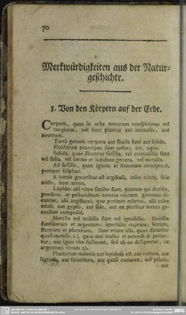 Merckwürdigkeiten aus der Naturgeschichte