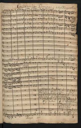 Confitebor tibi Domine; V (5), strings, bc; c-Moll