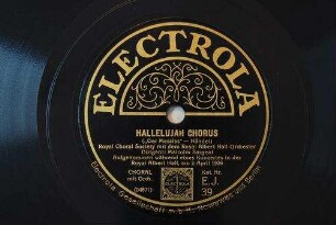 Hallelujah Chorus : "Der Messias" / (Händel)