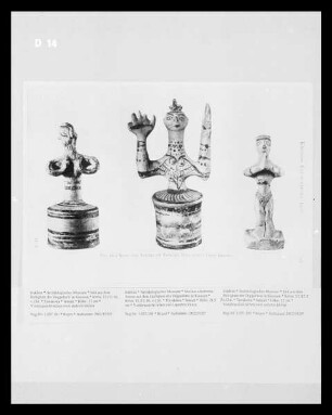 Idol mit erhobenen Armen aus dem Heiligtum der Doppeläxte in Knossos