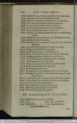 De Magistratu Politico