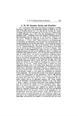 Fr. W. Foerster, Schule und Charakter