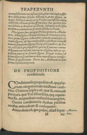 De Propositione conditionali.