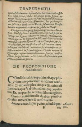 De Propositione conditionali.