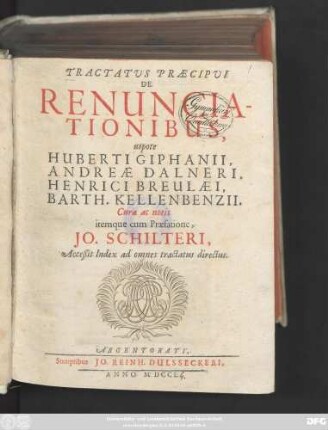 [T. 1]: Acceßit Index ad omnes tractatus directus