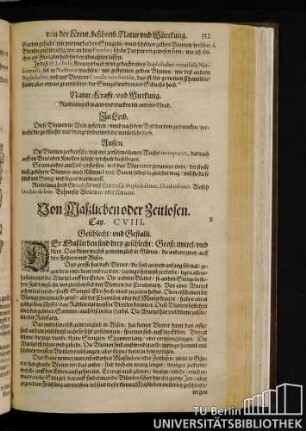 Cap. CVIII. Von Maßlieben oder Zeitlosen.