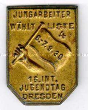 Internationaler Jugendtag des KJVD?, 16., Dresden und Chemnitz, Wahlaufruf für Liste 4