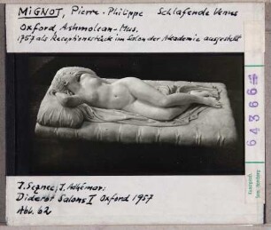 Pierre-Philippe Mignot: Schlafende Venus. Oxford, Ashmolean