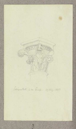 Kapitell in St. Marcellinus und Petrus in Seligenstadt