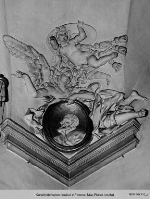Engeln mit dem Porträt vom Kardinal Scipione Burali