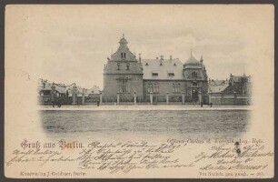 Ansichtskarte "Offizier-Casino", Königin Augusta Regiment