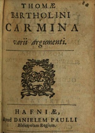 Carmina varii argumenti