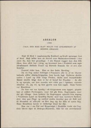 Absalon (1902)