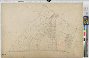 Liesborn (Wadersloh), Flurbereinigung Liesborn, Bl.49 Zuteilungskarte Flur 49