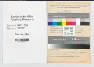 Entnazifizierung Max Fischer, geb. 11.05.1914 (Kaufm.Angest.)