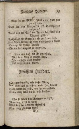 Zwölftes Hundert.