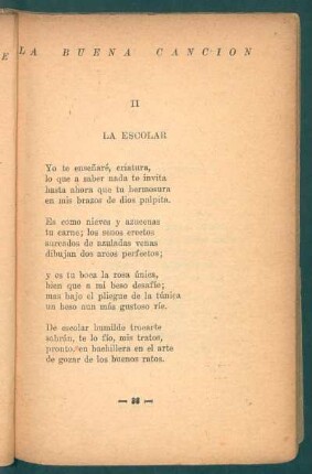 II - La escolar