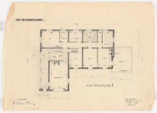 Wohnhaus Dr. Werner, Stuttgart: Grundriss OG 1:100