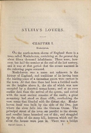 Sylvia's lovers, 1