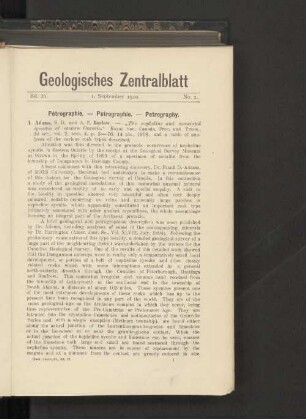 1. September 1910. No. 1.