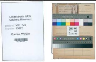 Entnazifizierung Wilhelm Coenen , geb. 24.06.1913 (Bahninspektor)