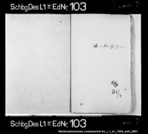 Schuldensachen des Otto von Münchhausen und Levin von Zerßen