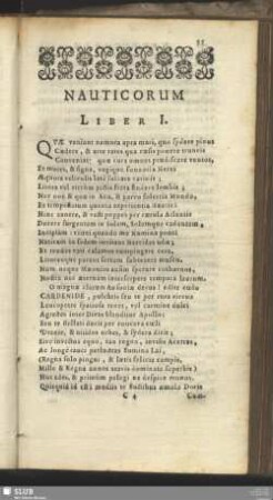 Nauticorum Liber I.
