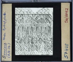 Sirmione, Archäologisches Museum (Grotten des Catull) : Reliefplatte
