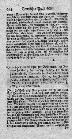 Berlinische Sammlungen. Bd.1.2.