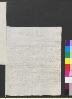 Brief von Stolte, Diedrich Albert an Goethe, Johann Wolfgang von