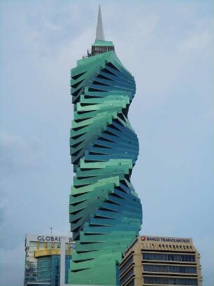 Panama-City - Hochhäuser im Geschäftsviertel : Wohn-und Bürohochhäuser prägen das Stadtbild. Aufgenommen am 14. September in Panama-City
