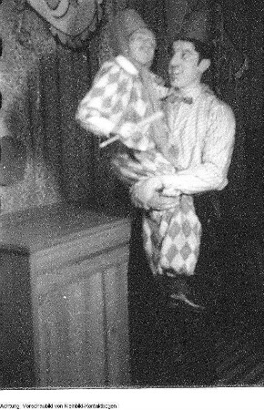 Dresden, Maxim-Gorki-Heim, Fasching, Februar 1952