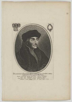 Bildnis des Desiderivs Erasmvs Rotterodamvs