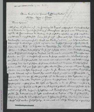 Offener Brief von Ludwig Wittig an die Herren [...] Hölder, Fetzer und Römer
