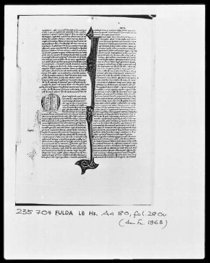 Biblia Latina — Initiale M, Folio 280verso