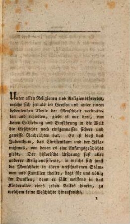 Geschichte des Christenthums ... durch Jesum und die Apostel. 1. (1818)